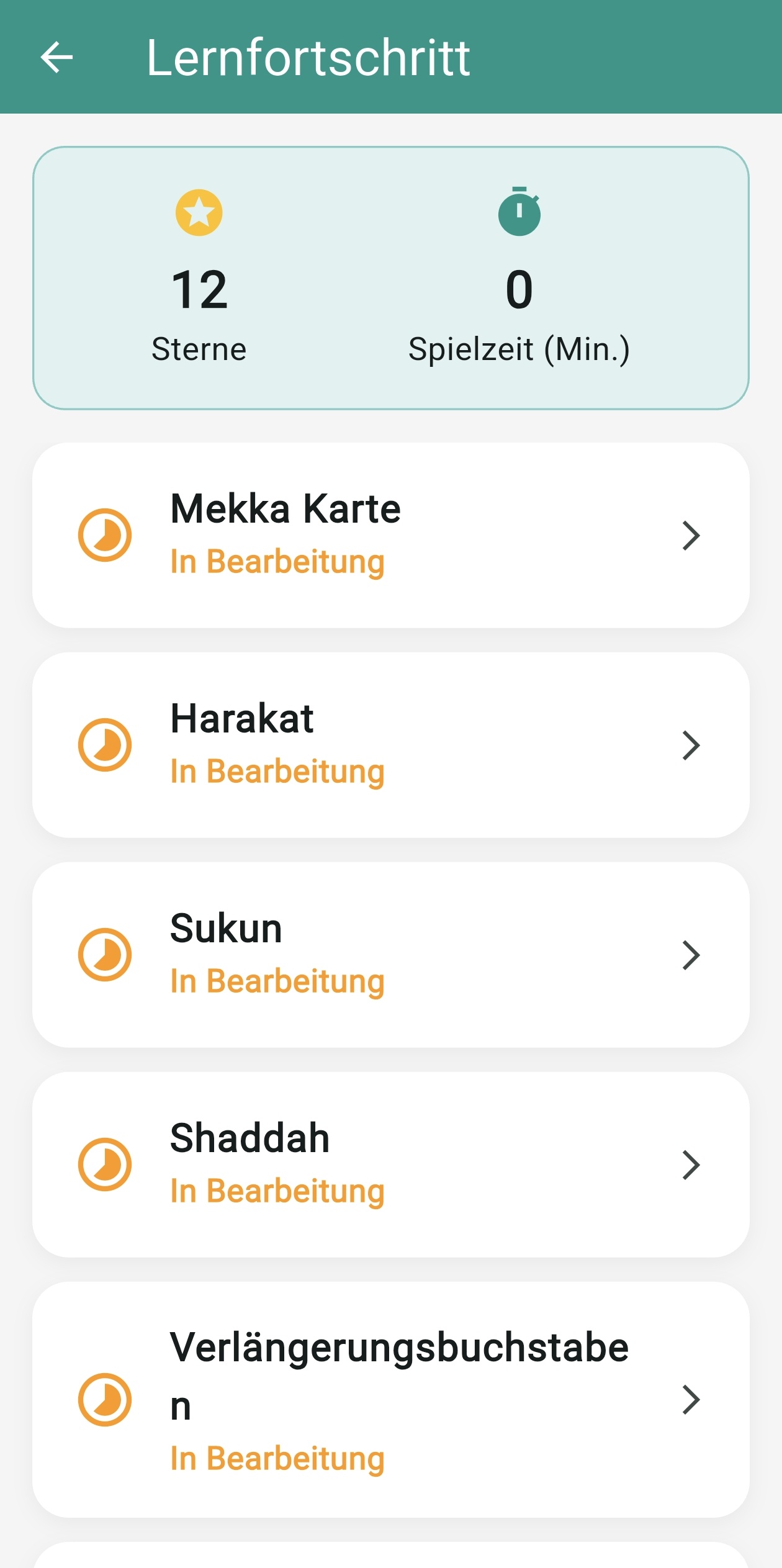 HalalSurf Eltern-Dashboard – Ansicht 3