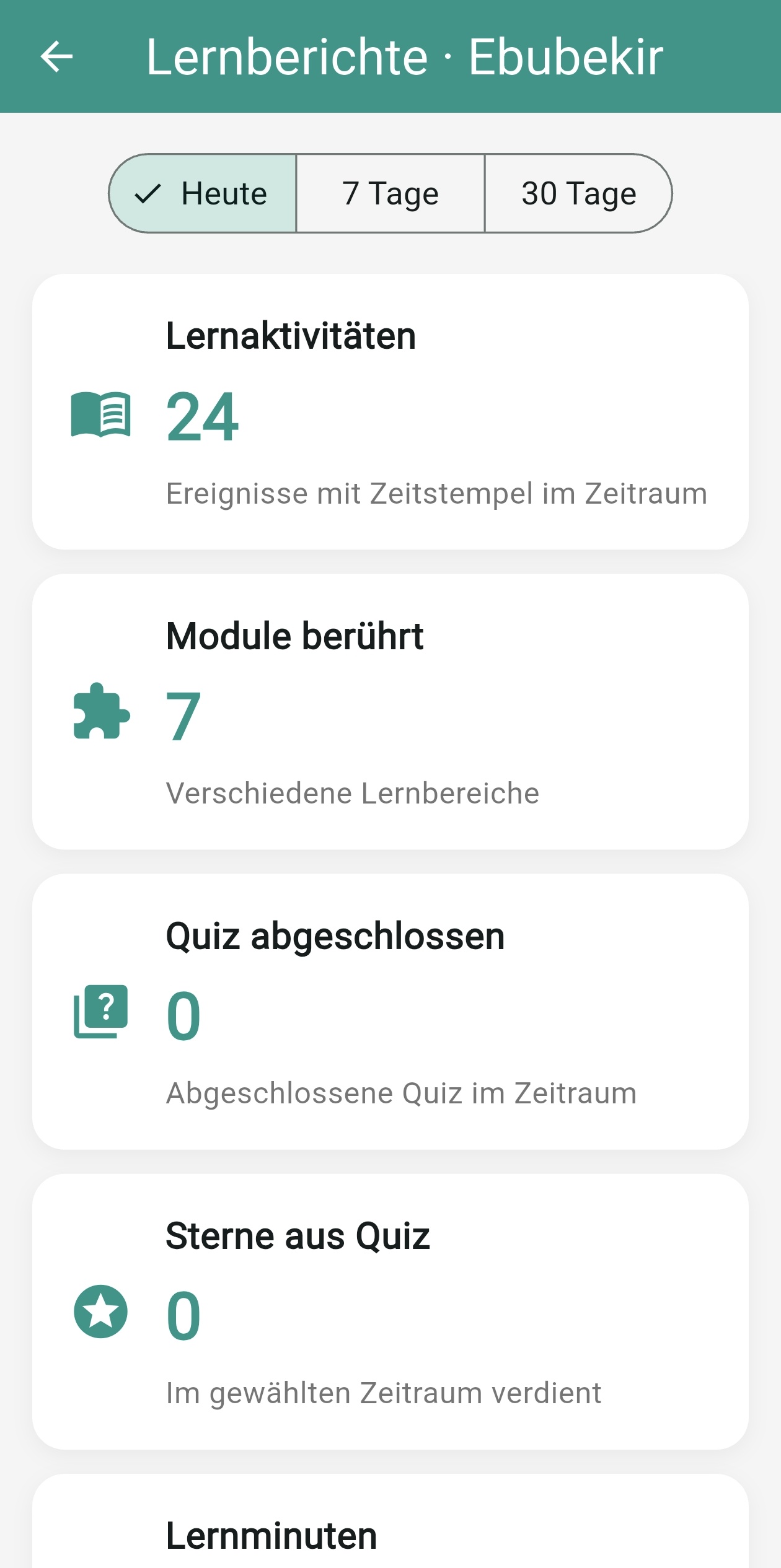 HalalSurf Eltern-Dashboard – Ansicht 4