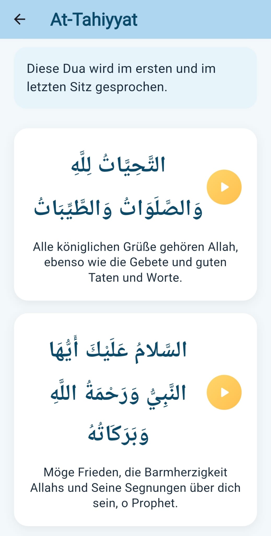 Gebetsdua
