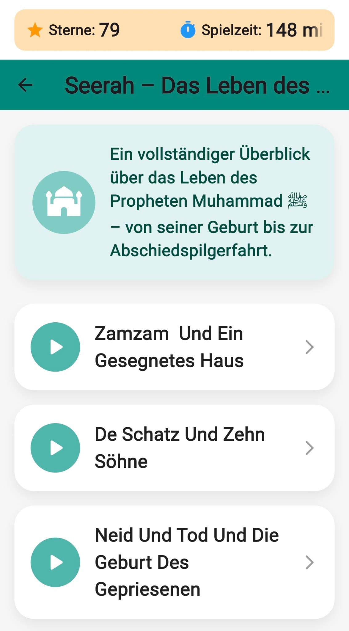 Seerah Übersicht